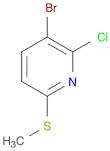 Pyridine, 3-bromo-2-chloro-6-(methylthio)-