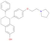 2-Naphthalenol, 5,6,7,8-tetrahydro-6-phenyl-5-[4-[2-(1-pyrrolidinyl)ethoxy]phenyl]-, (5R,6S)-