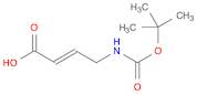 2-Butenoic acid, 4-[[(1,1-dimethylethoxy)carbonyl]amino]-, (2E)-