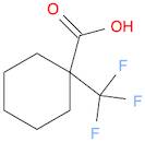 Cyclohexanecarboxylic acid, 1-(trifluoromethyl)-