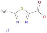 1,3,4-Thiadiazole-2-carboxylic acid, 5-methyl-, lithium salt (1:1)