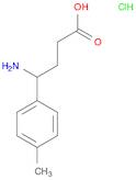 Benzenebutanoic acid, γ-amino-4-methyl-, hydrochloride (1:1)