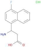 1-Naphthalenepropanoic acid, β-amino-4-fluoro-, hydrochloride (1:1)