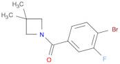 Methanone, (4-bromo-3-fluorophenyl)(3,3-dimethyl-1-azetidinyl)-