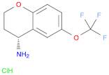 2H-1-Benzopyran-4-amine, 3,4-dihydro-6-(trifluoromethoxy)-, hydrochloride (1:1), (4R)-