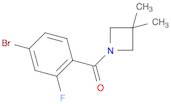 Methanone, (4-bromo-2-fluorophenyl)(3,3-dimethyl-1-azetidinyl)-