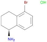 1-Naphthalenamine, 5-bromo-1,2,3,4-tetrahydro-, hydrochloride (1:1), (1S)-