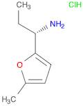 2-Furanmethanamine, α-ethyl-5-methyl-, hydrochloride (1:1), (αS)-