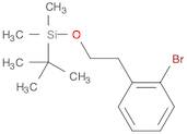 Benzene, 1-bromo-2-[2-[[(1,1-dimethylethyl)dimethylsilyl]oxy]ethyl]-