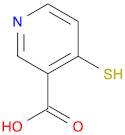 3-Pyridinecarboxylic acid, 4-mercapto-