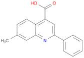 4-Quinolinecarboxylic acid, 7-methyl-2-phenyl-