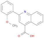 4-Quinolinecarboxylic acid, 2-(2-methoxyphenyl)-