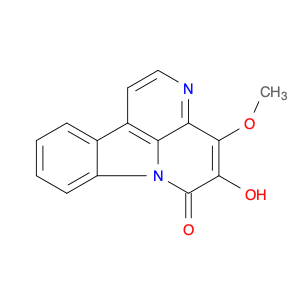 6H-Indolo[3,2,1-de][1,5]naphthyridin-6-one, 5-hydroxy-4-methoxy-