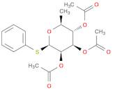 β-L-Mannopyranoside, phenyl 6-deoxy-1-thio-, 2,3,4-triacetate