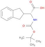 1H-Indene-2-acetic acid, α-[[(1,1-dimethylethoxy)carbonyl]amino]-2,3-dihydro-, (αR)-