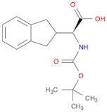 1H-Indene-2-acetic acid, α-[[(1,1-dimethylethoxy)carbonyl]amino]-2,3-dihydro-, (αS)-