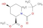 1,2-Piperidinedicarboxylic acid, 4-hydroxy-, 1-(1,1-dimethylethyl) 2-methyl ester, (2R,4S)-rel-