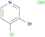 Pyridine, 3-bromo-4-chloro-, hydrochloride (1:1)