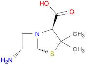 4-Thia-1-azabicyclo[3.2.0]heptane-2-carboxylic acid, 6-amino-3,3-dimethyl-, (2S,5R,6R)-