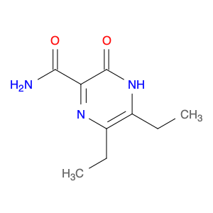 2-Pyrazinecarboxamide, 5,6-diethyl-3,4-dihydro-3-oxo-