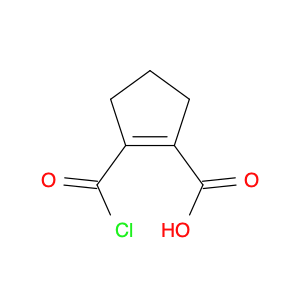 1-Cyclopentene-1-carboxylic acid, 2-(chlorocarbonyl)-