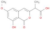 1H-2-Benzopyran-3-acetic acid, 8-hydroxy-6-methoxy-α-methyl-1-oxo-