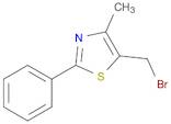 Thiazole, 5-(bromomethyl)-4-methyl-2-phenyl-