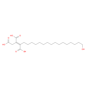 2-Nonadecene-1,2,3-tricarboxylic acid, 19-hydroxy-, (E)- (9CI)