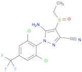 1H-Pyrazole-3-carbonitrile, 5-amino-1-[2,6-dichloro-4-(trifluoromethyl)phenyl]-4-(ethylsulfinyl)-