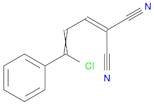 Propanedinitrile, 2-(3-chloro-3-phenyl-2-propen-1-ylidene)-