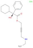 Benzeneacetic acid, α-cyclohexyl-α-hydroxy-, 4-(ethylamino)-2-butyn-1-yl ester, hydrochloride (1...