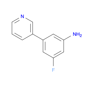 Benzenamine, 3-fluoro-5-(3-pyridinyl)-