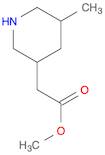 3-Piperidineacetic acid, 5-methyl-, methyl ester