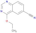 6-Quinazolinecarbonitrile, 4-ethoxy-