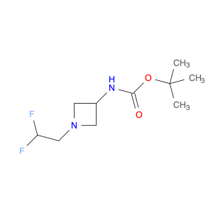 Carbamic acid, N-[1-(2,2-difluoroethyl)-3-azetidinyl]-, 1,1-dimethylethyl ester