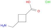 Cyclobutanecarboxylic acid, 3-(aminomethyl)-, hydrochloride (1:1)