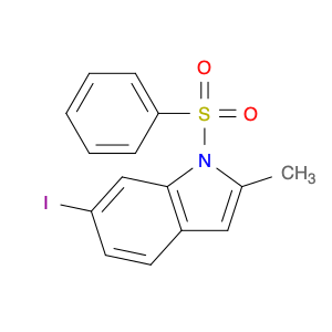 1H-Indole, 6-iodo-2-methyl-1-(phenylsulfonyl)-