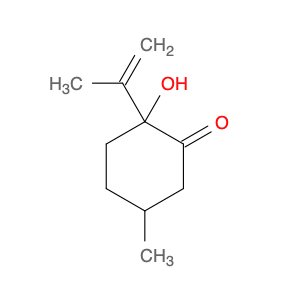 Cyclohexanone, 2-hydroxy-5-methyl-2-(1-methylethenyl)-