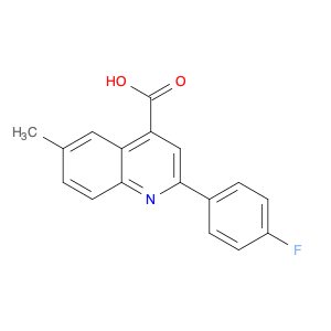 4-Quinolinecarboxylic acid, 2-(4-fluorophenyl)-6-methyl-