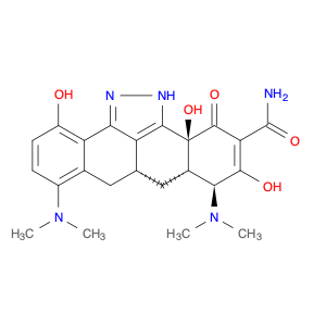 Benzo[g]naphth[1,2,3-cd]indazole-4-carboxamide, 6,9-bis(dimethylamino)-2,2b,3,6,6a,7,7a,8-octahydr…