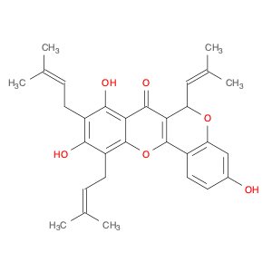 6H,7H-[1]Benzopyrano[4,3-b][1]benzopyran-7-one, 3,8,10-trihydroxy-9,11-bis(3-methyl-2-buten-1-yl)-…