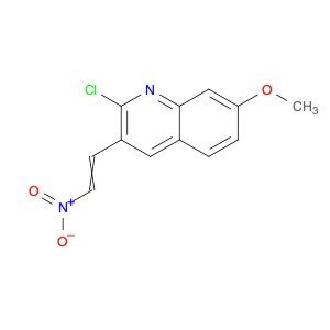 Quinoline, 2-chloro-7-methoxy-3-(2-nitroethenyl)-