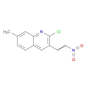 Quinoline, 2-chloro-7-methyl-3-(2-nitroethenyl)-