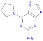 9H-Purin-2-amine, 6-(1-pyrrolidinyl)-