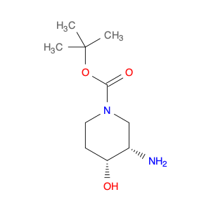 1-Piperidinecarboxylic acid, 3-amino-4-hydroxy-, 1,1-dimethylethyl ester, (3S,4R)-