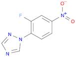 1H-1,2,4-Triazole, 1-(2-fluoro-4-nitrophenyl)-