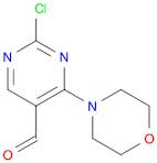 5-Pyrimidinecarboxaldehyde, 2-chloro-4-(4-morpholinyl)-