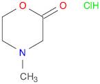 2-Morpholinone, 4-methyl-, hydrochloride (1:1)