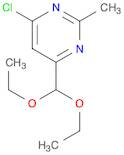 Pyrimidine, 4-chloro-6-(diethoxymethyl)-2-methyl-