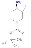 1-Piperidinecarboxylic acid, 4-amino-3,3-difluoro-, 1,1-dimethylethyl ester, (4R)-